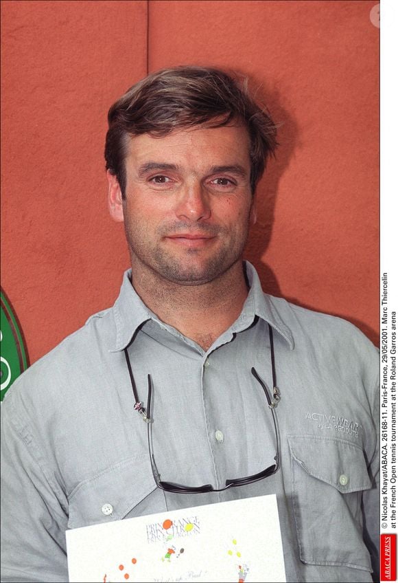 Marc Thiercelin au tournoi de tennis de Roland Garros, le 29 mai 2001.

Photo : Nicolas Khayat / ABACA
