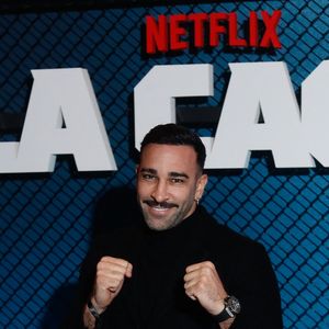 Il l'a rencontrée il y a peu 
Adil Rami - Avant-première de la série "La cage" se déroulant dans le monde du MMA réalisée par F. Gastambide avec l'aide de D. Krespine qui sera diffusée sur Netfilx à partir du 8 novembre 2024 au Cinéma Pathé Palace à Paris le 4 novembre 2024. © Christophe Clovis / Bestimage
