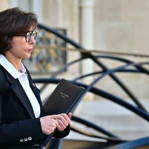 Rachida Dati, Ministre de la Culture à la sortie du Conseil des ministres au palais de l'Elysée à Paris, le 25 février 2026.
© Christian iewig / Bestimage