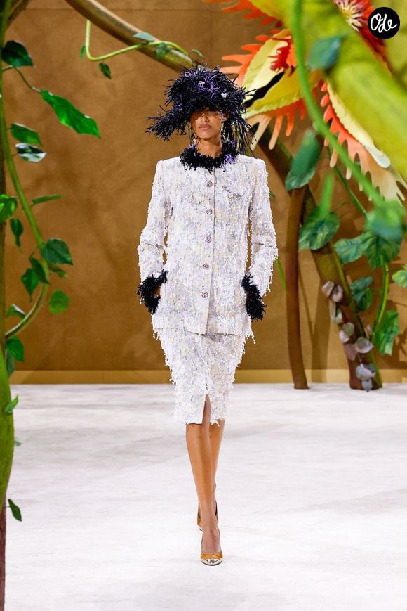 Défilé de mode Chanel Collection Haute Couture Automne/Hiver 2026-2027 lors de la Fashion Week de Paris (PFW) au Grand Palais, à Paris, France, le 7 juillet 2026. © Bestimage