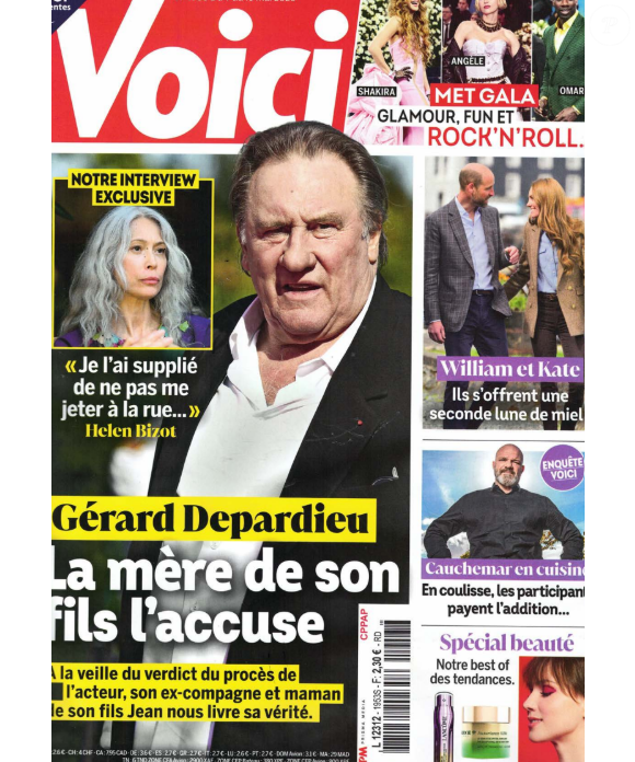 Magazine "Voici" en kiosques le 9 juin 2025