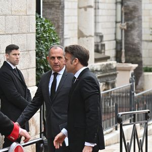 Emmanuel Macron a aussi fait le déplacement

Le président Emmanuel Macron - Obsèques de Didier Guillaume (ancien ministre de l'Agriculture entre 2018 et 2020 et ancien Ministre d'Etat de Monaco 2024–2025) en la cathédrale Notre-Dame-Immaculée de Monaco le 23 janvier 2025. © Bruno Bebert/Bestimage