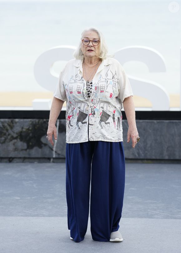 Josiane Balasko  - ´Quand vient l'automne (When Fall Is Coming) photocall during 72nd San Sebastian International Film Festival.San Sebastian - September 22, 2024. © Lalo Yasky/Bestimage