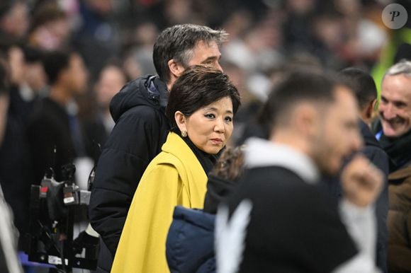 Michele Kang présidente de l'Olympique Lyonnais football lors du match de ligue 1 entre l'Olympique Lyonnais et le Stade Francis-Le Ble (Brest) au Groupama Stadium Décines Charpieu Lyon le 18 janvier 2025 , France © Mourad Allili /PsnewZ / Bestimage