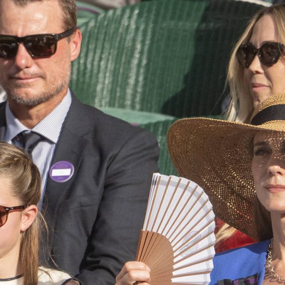 Catherine (Kate) Middleton, princesse de Galles, princesse Charlotte - Personnalités à la finale homme du tournoi de tennis de Wimbledon le 13 juillet 2025. Dana Press / Bestimage ( DANA-No: 02629440 )