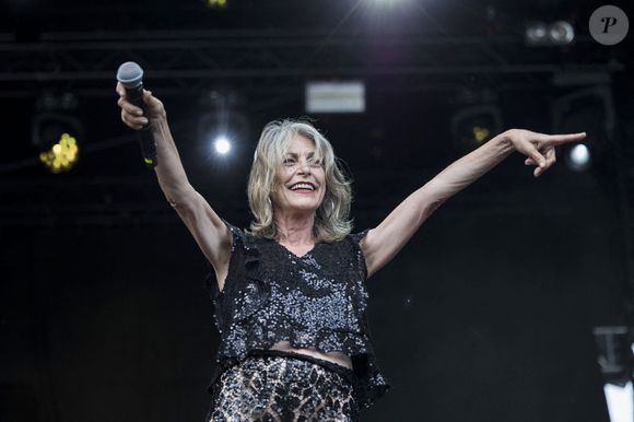 Lio lors du spectacle "Totalement 80" a Aywaille en Belgique le 02 juillet 2023 - Photo by Anceau C/Belpress/ANDBZ/ABACAPRESS.COM