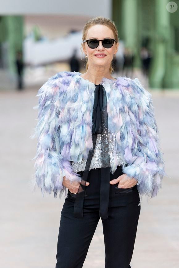Vanessa Paradis au défilé Chanel au Grand Palais, "Collection Haute Couture Printemps/Eté 2025" lors de la Fashion Week de Paris (PFW), le 28 janvier 2025. 
© Olivier Borde / Bestimage