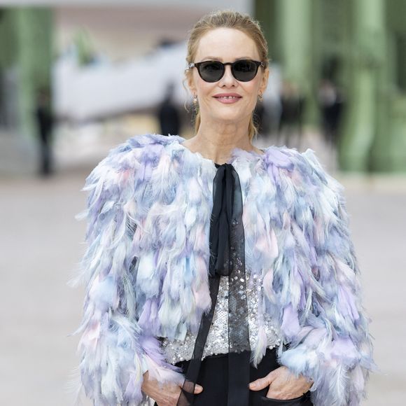 Vanessa Paradis au défilé Chanel au Grand Palais, "Collection Haute Couture Printemps/Eté 2025" lors de la Fashion Week de Paris (PFW), le 28 janvier 2025. 
© Olivier Borde / Bestimage