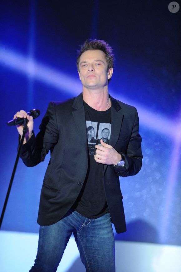 David Hallyday lors de l'enregistrement de l'émission Vivement Dimanche a Paris, France, le 8 décembre 2010. © Colin Max/ABACA