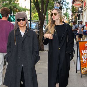 Angelina Jolie et son fils Pax Jolie-Pitt, à New-York / Backgrid USA / Bestimage