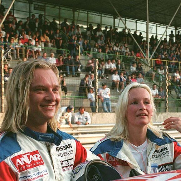 David Hallyday - Estelle Hallyday - Nissan Star Cup 1996 (CHARRIAU / BESTIMAGE).