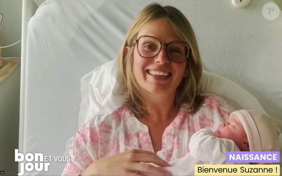 Garance Pardigon présente son deuxième enfant, Suzanne en vidéo dans l'émission matinale "Bonjour !" sur TF1, le 30 mai 2025. Garance Pardigon et son mari, M.Habasque, sont déjà parents d’un petit garçon prénommé Joseph.
