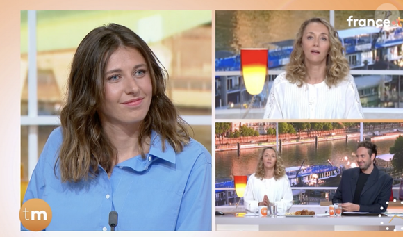 Alizé Boissin présente sa première chronique dans Télématin, sur France 2.