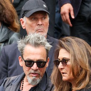 je suis en train de me remettre en condition physique à la salle de sport !", a-t-il déclaré. Et d'ajouter : "J’ai 1h45, pour le faire. En divisant le show en trois volets, 

Florent Pagny, Laurent Baffie, Fati Rosenberg - Sorties des obsèques de Thierry Ardisson en l’église Saint-Roch de Paris, France, le 17 juillet 2025. © Clovis-Jacovides/Bestimage