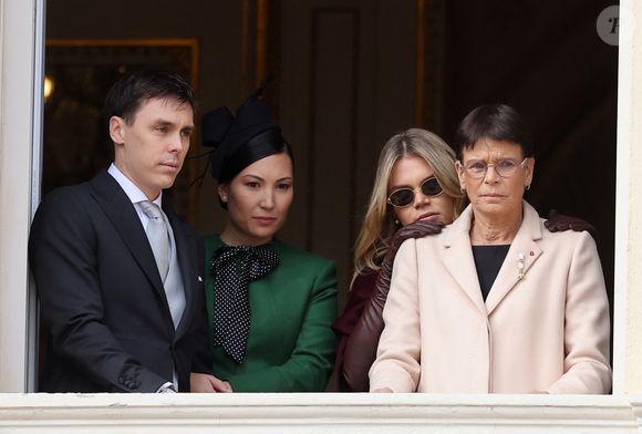 Louis Ducruet et sa femme Marie Ducruet (Chevallier), Camille Gottlieb, la princesse Stéphanie de Monaco à l'occasion de la Fête Nationale de Monaco, le 19 novembre 2025.

© Dominique Jacovides/Bestimage