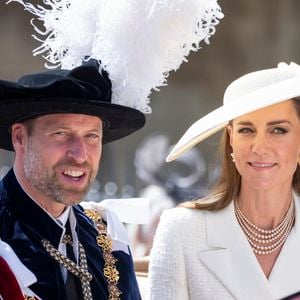La reine Camilla et le roi Charles III assistent à la cérémonie de l'Ordre de la Jarretière au château de Windsor le 16 juin 2025 à Windsor, en Angleterre. © GoffPhotos/Bestimage