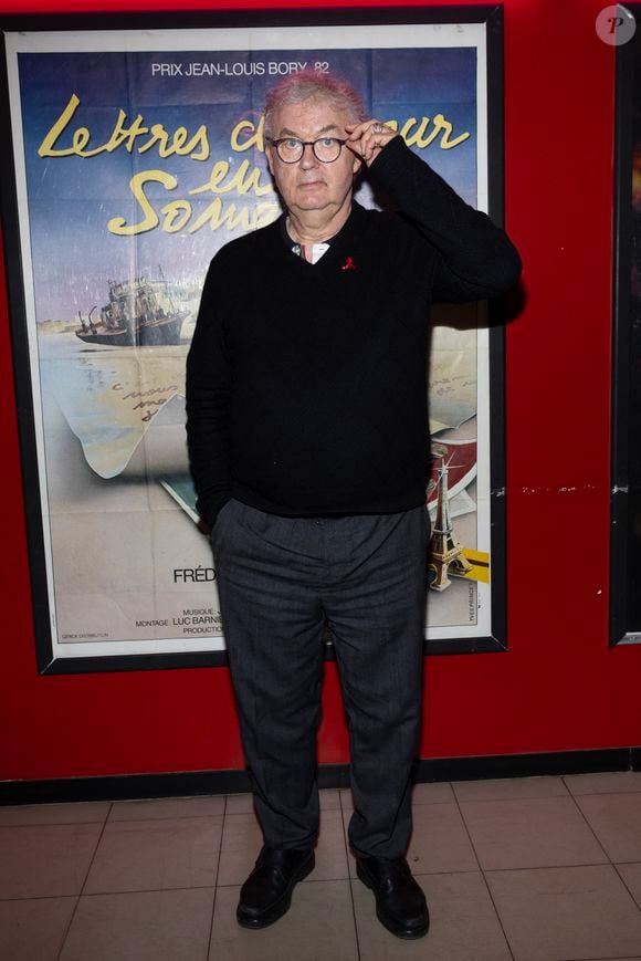 Exclusif - Dominique Besnehard - Soirée hommage pour le premier anniversaire de la mort de Frédéric Mitterrand en présence de Catherine Deneuve au cinéma du Panthéon à Paris le 24 mars 2025. © Cyril Moreau/Bestimage
