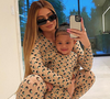 La fille de Kylie Jenner apparaît dans la nouvelle campagne de Khy, la marque lancée par sa mère en novembre 2023.

Kylie Jenner et sa fille Stormi. Mars 2020. Instagram