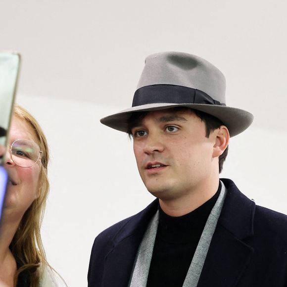 Exclusif - Alain-Fabien Delon lors du cocktail après-spectacle lors de la soirée Ciné-concert symphonique "Alain Delon, le dernier Samouraï" au Palais des congrès à Paris le jour de son anniversaire le 8 novembre 2024.

© Jacovides / Moreau / Bestimage