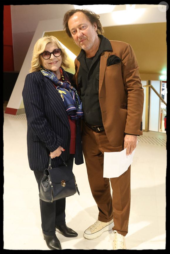 Exclusif - Nicoletta et son mari Jean-Christophe Molinier -  Personnalités au spectacle de Chantal Goya "50 ans d'amour" au palais des Congrès à Paris le 25 mai 2025.
© Alain Guizard / Bestimage