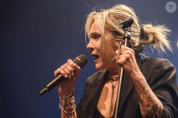 Patricia Kaas lors d'un concert en hommage a Arno, a l'Ancienne Belgique a Bruxelles, le 17 juin 2023 - Photo par Quinet JM/Belpress/ANDBZ/ABACAPRESS.COM