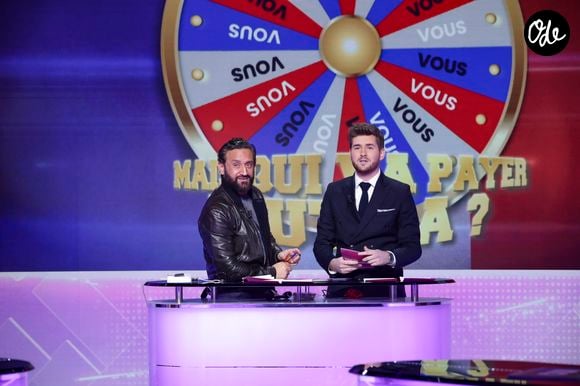 Exclusif - Cyril Hanouna, Andrea Bruche, sur le plateau de TBT9 présenté par C.Hanouna, et diffusé en direct sur W9, Paris, France, le 05 fevrier 2026. © Jack Tribeca / Bestimage