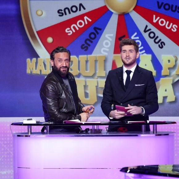 Exclusif - Cyril Hanouna, Andrea Bruche, sur le plateau de TBT9 présenté par C.Hanouna, et diffusé en direct sur W9, Paris, France, le 05 fevrier 2026. © Jack Tribeca / Bestimage
