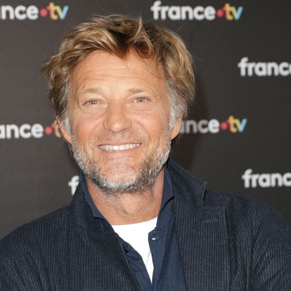 Laurent Delahousse au photocall de la conférence de presse de rentrée de France Télévisions à Paris, France, le 4 septembre 2024. © Coadic Guirec/Bestimage