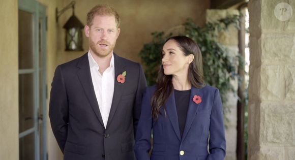 Les membres de la famille royale britannique auto-exilés, le prince Harry et Meghan Markle (duc et duchesse de Sussex), sont apparus ensemble pour la première fois en trois mois dans une nouvelle vidéo. - Picture MUST credit: Cancilleria Columbia
 JLPPA / Bestimage