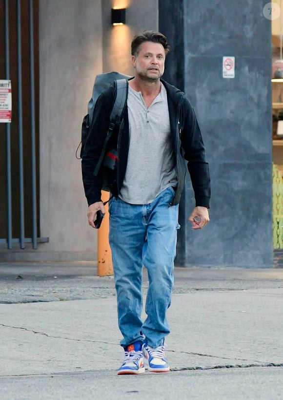 02/09/2026 EXCLUSIF : David Charvet termine une séance d'entraînement chez Burn à Studio City, en Californie. L'ancien acteur de Baywatch, âgé de 53 ans, a montré ses bras toniques en quittant la salle de sport.
The ImageDirect / Bestimage