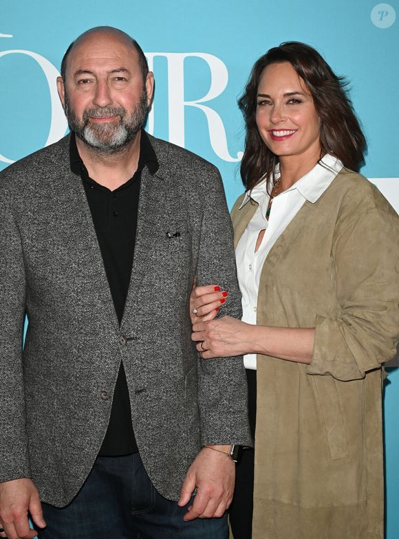 Kad Merad et Julia Vignali - Avant-première du film "La Vie pour de vrai" au cinéma Pathé Wepler à Paris le 18 avril 2023. © Coadic Guirec/Bestimage