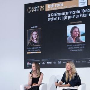Chez elle, pas de quête de perfection, mais une envie d’authenticité : "Moi j'ai envie d'être vraie."

Alexandra Cousteau et Estelle Lefébure - Conférence "Le cinéma au service de l'océan : comment raconter, éveiller et agir pour un futur durable ?", sur la plage du CNC, dans le cadre de la 10ème Semaine du Cinéma Positif lors du 78ème Festival International du Film de Cannes, le 23 mai 2025. Cette année, le prix du Cinéma Positif a été attribué au film "Jeunes Mères" des frères Dardenne.
© Olivier Borde / Bestimage