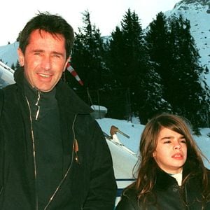 Thierry Lhermitte et Ludwig Briand au Festival du Film Français d'Avoriaz. Photo par Bestimage