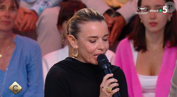 Elodie Bouchez au Festival de Cannes, dans "C à Vous", capture d'écran France 5