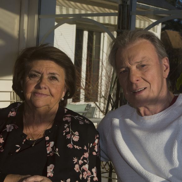 Herbert Leonard et sa femme Cléo chez eux à Barbizon le 2016/12/2016 JLPPA / Bestimage