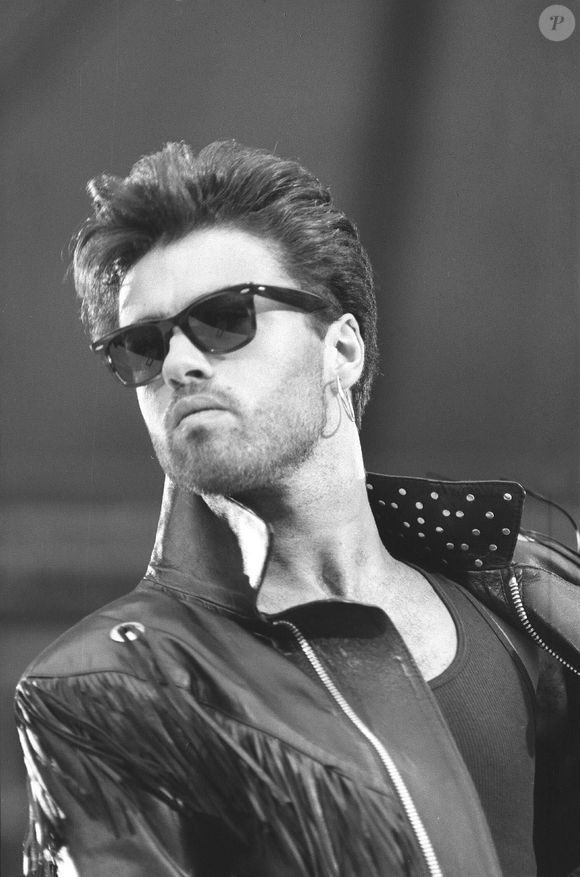 George Michael en concert avec Wham en juin 1986. Crédit Bestimage