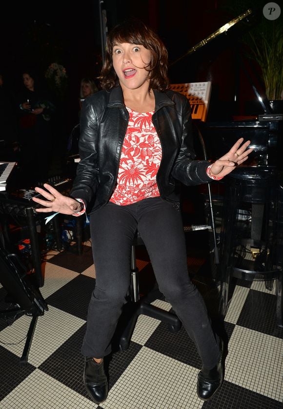 Emma de Caunes - Concert privé du chanteur Christophe lors du festival des Bains à Paris le 21 février 2019. A l’invitation de JP Marois, Propriétaire des Bains, Christophe a donné un concert au Roxo le restaurant des Bains, où il a interprété ses plus grands tubes en exclusivité pour les Bains festival. © Veeren/Bestimage