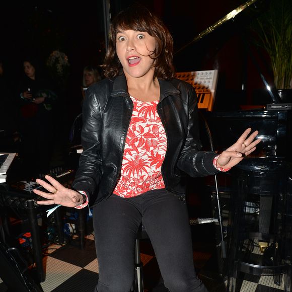 Emma de Caunes - Concert privé du chanteur Christophe lors du festival des Bains à Paris le 21 février 2019. A l’invitation de JP Marois, Propriétaire des Bains, Christophe a donné un concert au Roxo le restaurant des Bains, où il a interprété ses plus grands tubes en exclusivité pour les Bains festival. © Veeren/Bestimage