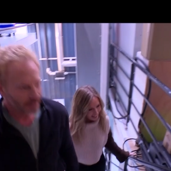 Ian Ziering et sa compagne dans Danse avec les stars, capture d'écran TF1