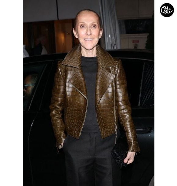 Elle rêve pourtant de profiter davantage de Paris.

Céline Dion a été aperçue à Paris après une séance d’entraînement pour son prochain spectacle, saluant ses fans après ses premières répétitions. Elle portait une veste de motard en cuir effet crocodile avec un pantacourt noir, des bottines noires à bouts pointus et une pochette assortie.
Backgrid USA / Bestimage