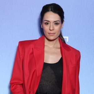 Sofia Essaïdi (membre du jury) lors du Festival de la Fiction TV de la Rochelle le 17 septembre 2025. 
© Denis Guignebourg / Bestimage