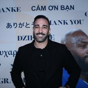 Exclusif - Adil Rami - Soirée de remerciement de Teddy Riner à la Maison du judo à Montrouge, le 29 novembre 2024. Devant une centaine d'invités, Le champion olympique (11 fois) et champion olympique (5 fois) a tenu à remercier tous ceux qui l'ont soutenu tout au long de son impressionnante carrière, de son premier entraîneur en club jusqu’à sa femme et sa mère, en passant par sa psychologue de l’INSEP. Une vente aux enchères au profit de l'association de Teddy Riner a conclu la soirée. 
© Rachid Bellak / Bestimage