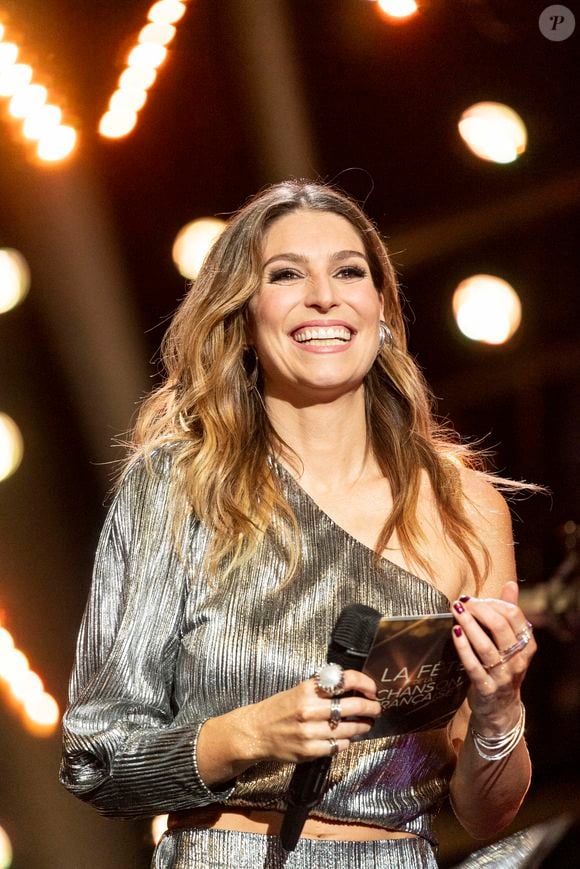 Exclusif - Laury Thilleman - Enregistrement de l'émission "La fête de la chanson française" à Paris, présentée par L.Thilleman et A.Manoukian, et diffusée le 20 décembre sur France 3
© Pierre Perusseau / Bestimage