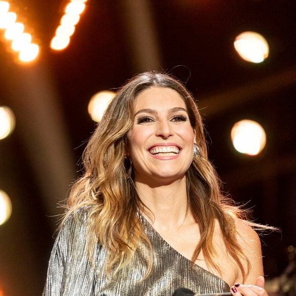 Exclusif - Laury Thilleman - Enregistrement de l'émission "La fête de la chanson française" à Paris, présentée par L.Thilleman et A.Manoukian, et diffusée le 20 décembre sur France 3
© Pierre Perusseau / Bestimage