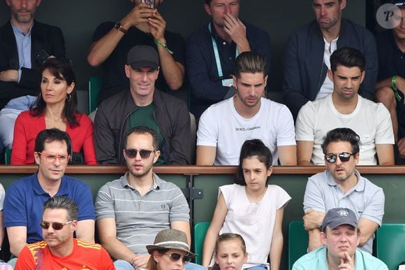 Zinedine Zidane, sa femme Véronique et leurs fils Luca et Enzo assistent à la finale hommes de Roland Garros 2018 - Day Fithteen à Roland Garros le 10 juin 2018 à Paris, France. Photo par Laurent Zabulon/ABACAPRESS.COM