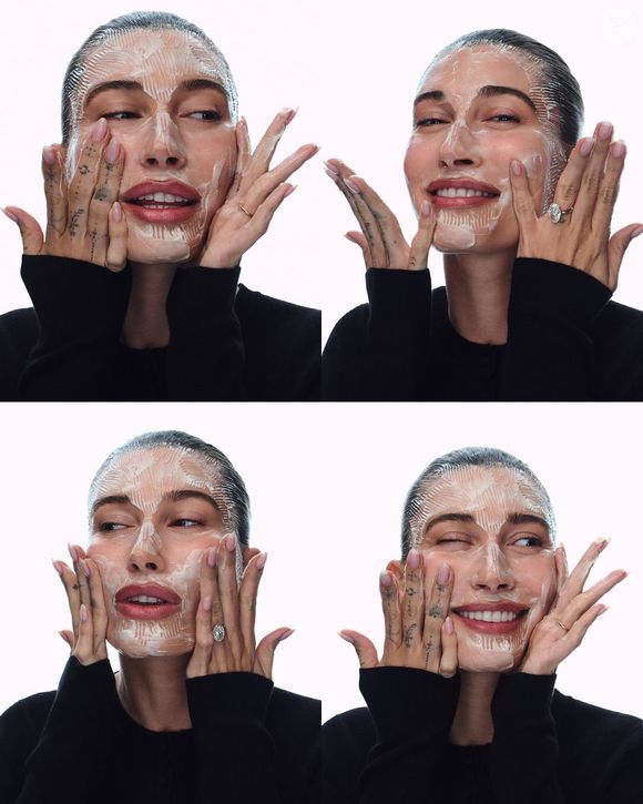 Pour des mains parfaites, on ne zappe pas l'étape des cuticules : elles doivent être ramollies et repoussées pour dégager l'ongle au maximum.

Hailey Bieber fait la promotion de sa marque "Rhode" sur Instagram.