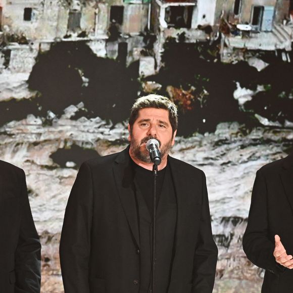 Exclusif - Patrick Fiori,  Il Cello et Joseph-Antoine Pastinelli - Enregistrement de l'émission Vivement dimanche au studio Rive Gauche, presentée par Michel Drucker . Diffusion sur France 3 le 14/09/2025.

© Guillaume Gaffiot / Bestimage