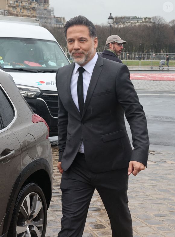 Hugues Renson - Arrivées aux obsèques de Jean-Louis Debré en la cathédrale Saint-Louis des Invalides à Paris le 10 mars 2025. © Cyril Moreau/Bestimage