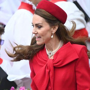 Catherine (Kate) Middleton, princesse de Galles - La famille royale britannique célèbre le 76ème Commonwealth Day à l'abbaye de Westminster à Londres, le 10 mars 2025.