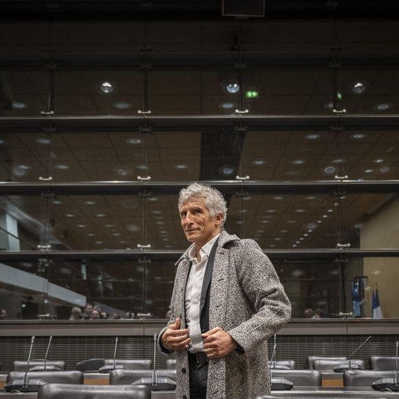 L'animateur de télévision et de radio français Nagui lors d'une audition à l'Assemblée nationale française à Paris, le 1er avril 2026 Photo by Eliot Blondet / ABACAPRESS.COM